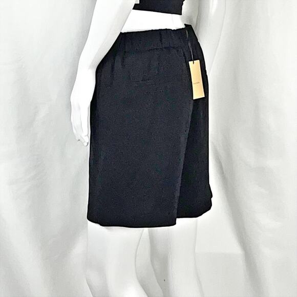 Halogen Black Soft Pull On Shorts SzM NWT Flat Tab Elastic Waistband Pockets - Picture 11 of 16